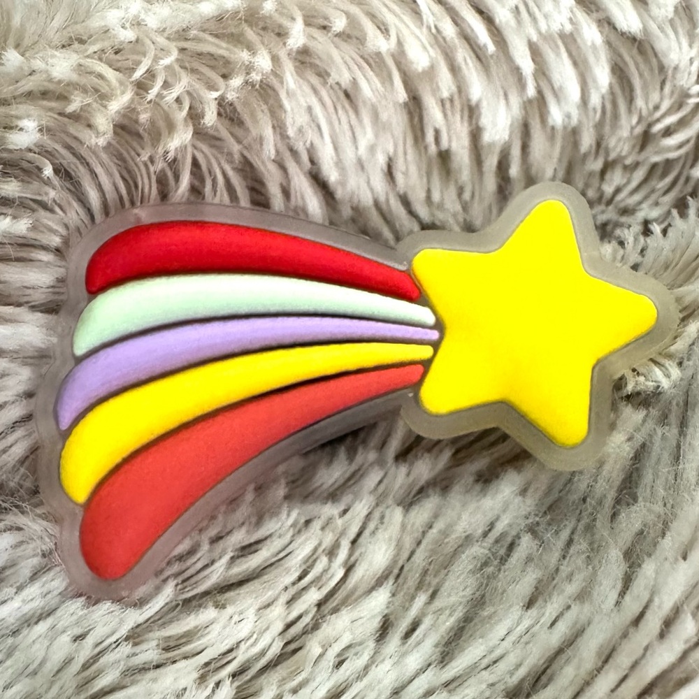 Colorful Shooting Star CROCS Jibbitz Shoe Charm 5/$20